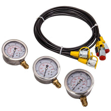 Load image into Gallery viewer, Hydraulische druktester manometerset 250/400/600 bar voor graafmachines