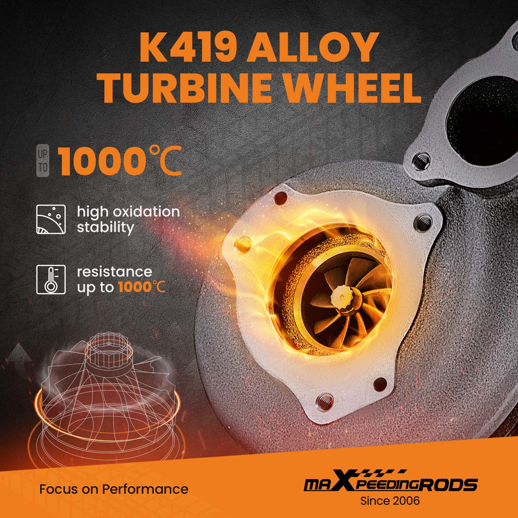 Billet-Kompressorrad Upgrade Turbo turbo geschikt voor Mercedes M-Klasse 280 CDI (W164) OM642 2005-2009