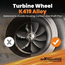 Laad de afbeelding in de galerijviewer, Racing Billet Wheel Turbo Ball Lager voor 2.0L-5.5L Water and Oil Cooling