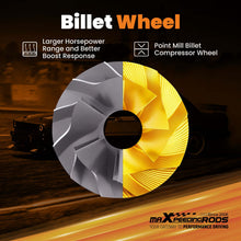 Laad de afbeelding in de galerijviewer, Racing Billet Wheel Turbo Ball Lager voor 2.0L-5.5L Water and Oil Cooling