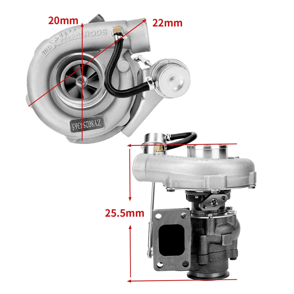 T04E T3 Turbo A/R 0.63 T3 Flange V-band Turbo 1.5L-2.5L 420BHP