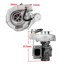 Laad de afbeelding in de galerijviewer, T04E T3 Turbo A/R 0.63 T3 Flange V-band Turbo 1.5L-2.5L 420BHP