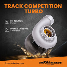 Laad de afbeelding in de galerijviewer, Billet-Kompressorrad Street Performance GT45 V-Band turbo T4 Twin-Scroll A/R .66