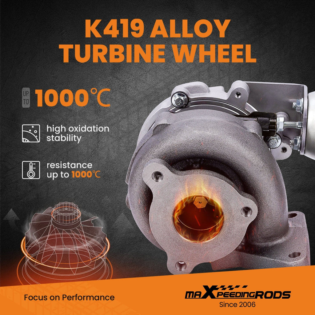 Street Turbo geschikt voor RENAULT LAGUNA 2 ESTATE 1.9 DCI 120 hp 8200322125 708639-0006 billet compressor wheel