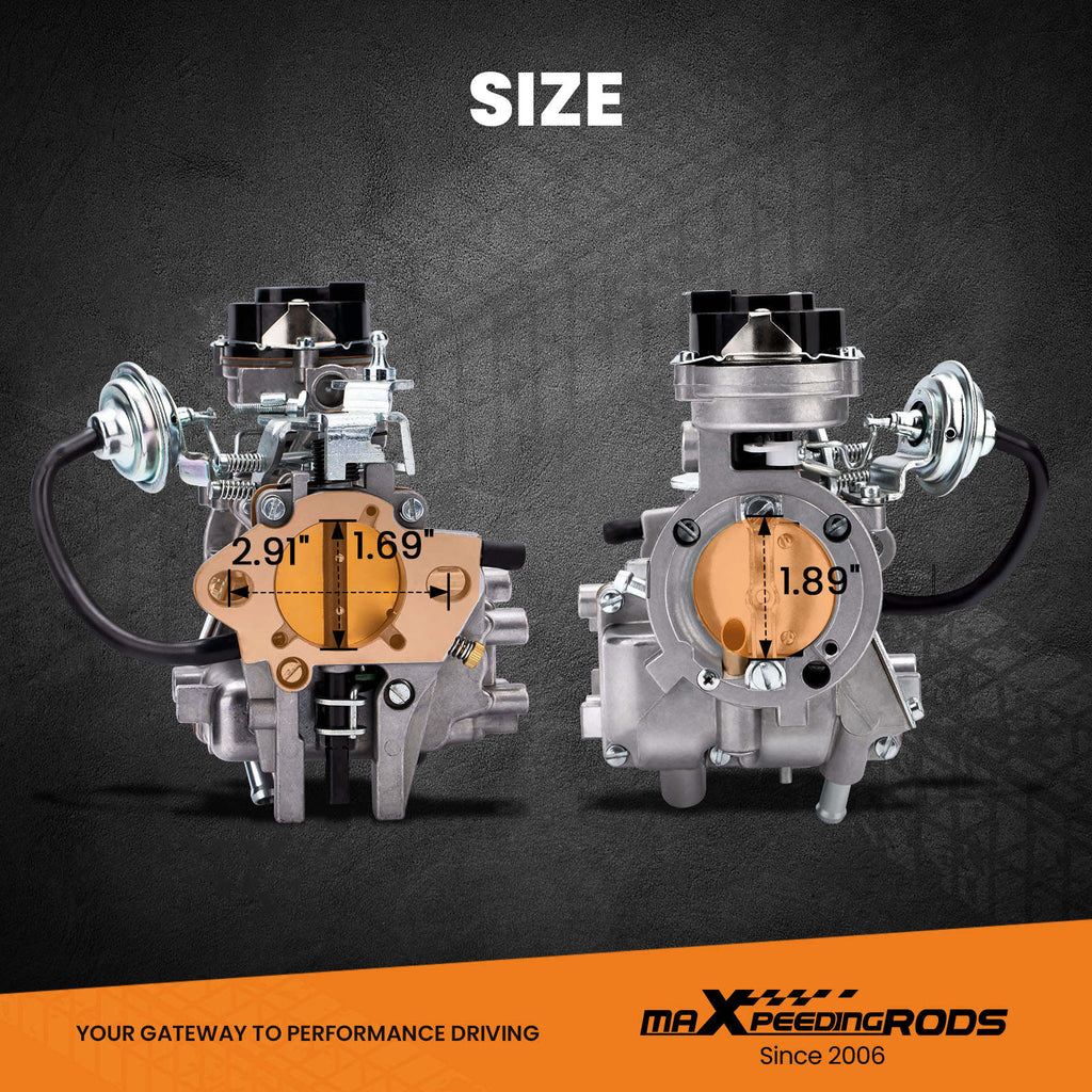 Carburetor geschikt voor Ford F150 250 350 motoren 4.9L 300cu 4.1L 1BBL E-Choke 1965-85 MAT