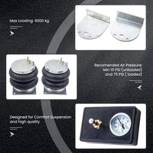 Laad de afbeelding in de galerijviewer, 2x Luchtvering Kit + 12V Compressor geschikt voor Opel Movano 2010-2024