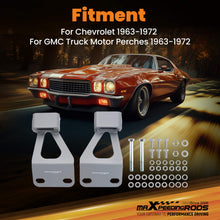 Laad de afbeelding in de galerijviewer, Engine Mount Brackets Set compatible for Chevy C10 Small Block 1963 1964 1965 1966 1967-72