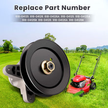 Load image into Gallery viewer, Spindle Assembly for MTD 918-04125C, 918-04126 618-04126 with Pulley