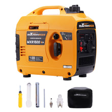 Laad de afbeelding in de galerijviewer, Portable Inverter Generator Silent Portable Suitcase 4 Stroke Engine Camping 1.0KW