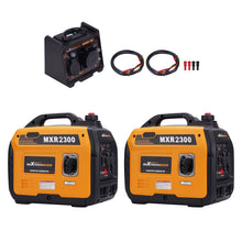 Laad de afbeelding in de galerijviewer, Kit parallèle et 2*2500W 230V Générateur silencieux léger Kit câble parall