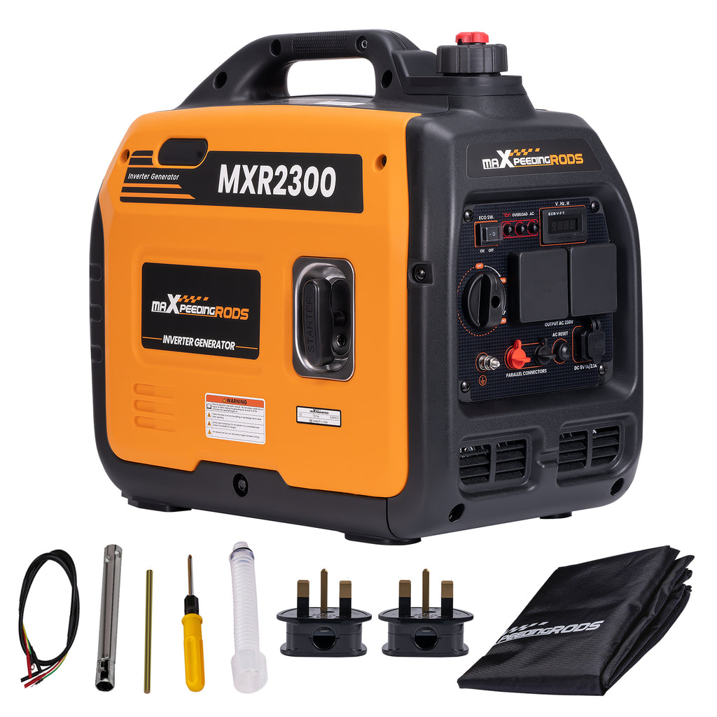 Super Quiet Portable Inverter Generator 2300W 4 Stroke Engine Camping