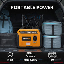 Laad de afbeelding in de galerijviewer, maXpeedingrods Inverter Emergency Generator 3300 W 230 V lightweight for camping travel construction site (Suitable for EU areas, not for UK)