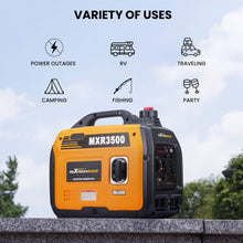 Laad de afbeelding in de galerijviewer, maXpeedingrods Inverter Emergency Generator 3300 W 230 V lightweight for camping travel construction site (Suitable for EU areas, not for UK)