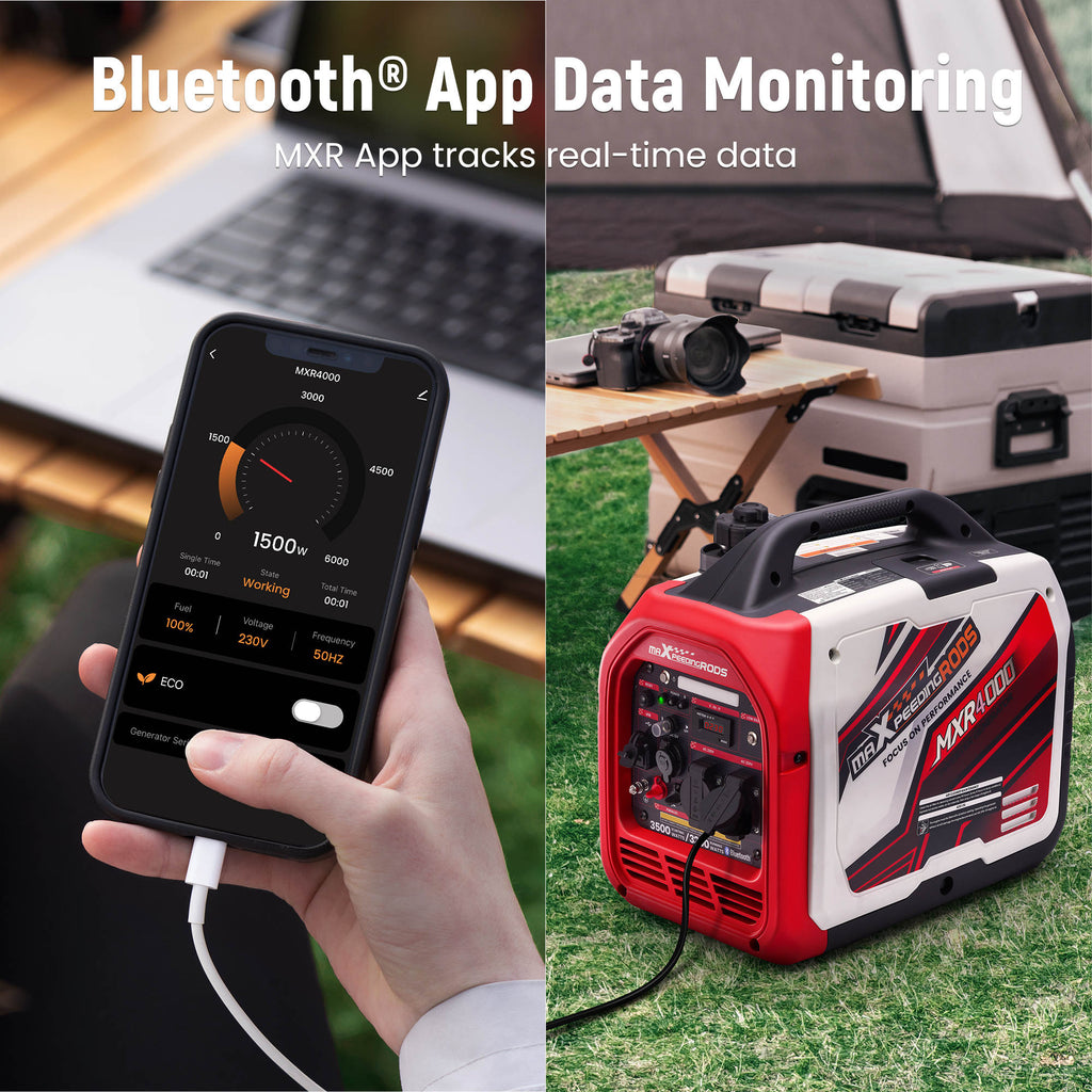 3.5KW Power Generator Inverter Mode Eco APP Monitoring Portable 22kg