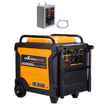 Laad de afbeelding in de galerijviewer, Notstromaggregat Stromerzeuger Inverter Benzin 8kVA E-Start w/ ATS Automatischer