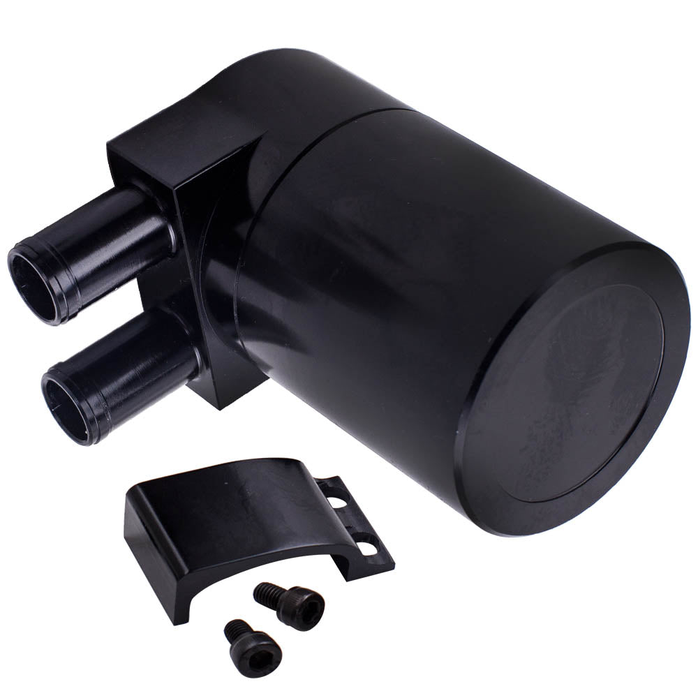Double Baffled Close Loop Engine Oil Catch Can geschikt voor Nissan 19mm Billet Aluminium