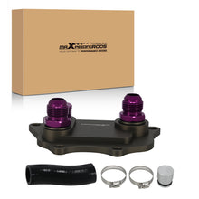Laad de afbeelding in de galerijviewer, Aluminium AN10 Oil Filter Adapter geschikt voor Volkswagen Audi EA888 MK5 MK6 Purple