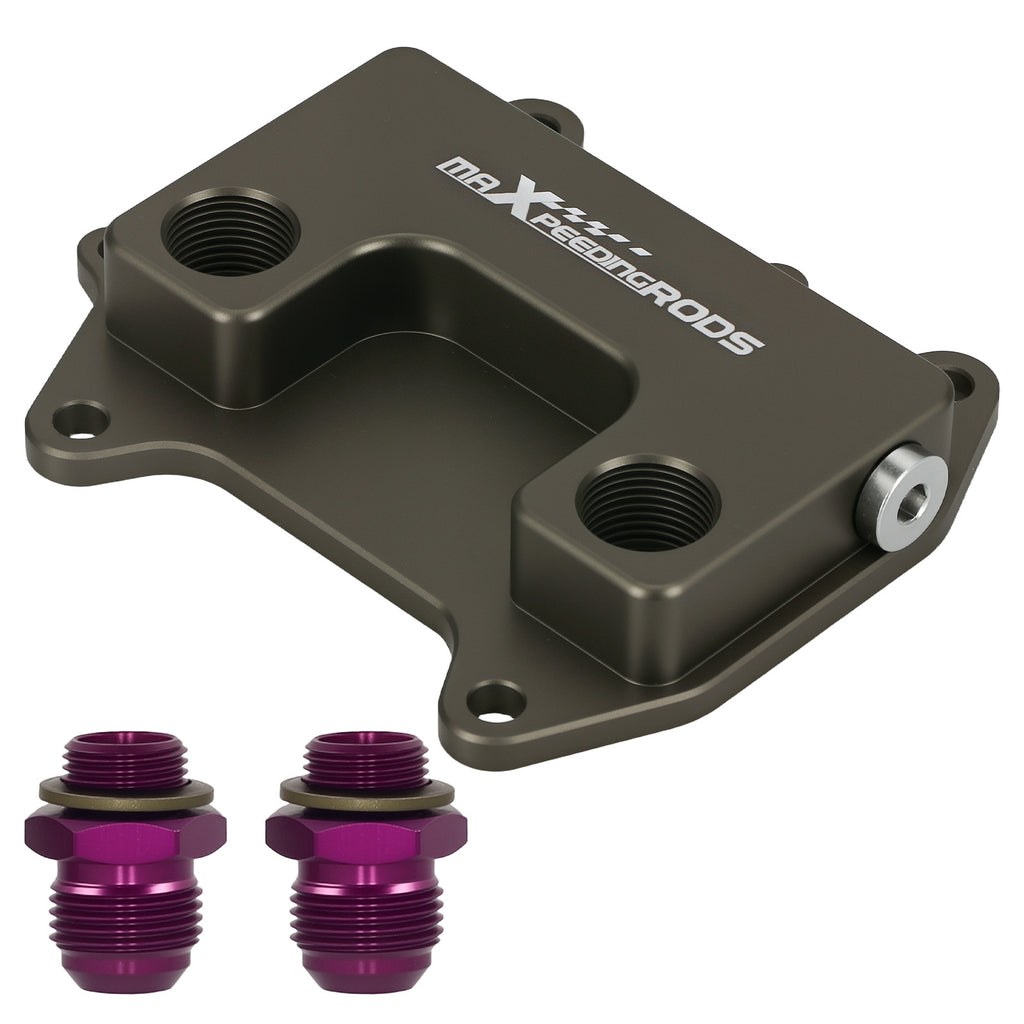 AN10 Oil Cooler Filter Adapter geschikt voor VW Audi 1.2TDI 1.6TDI 2.0TDI Purple Kit