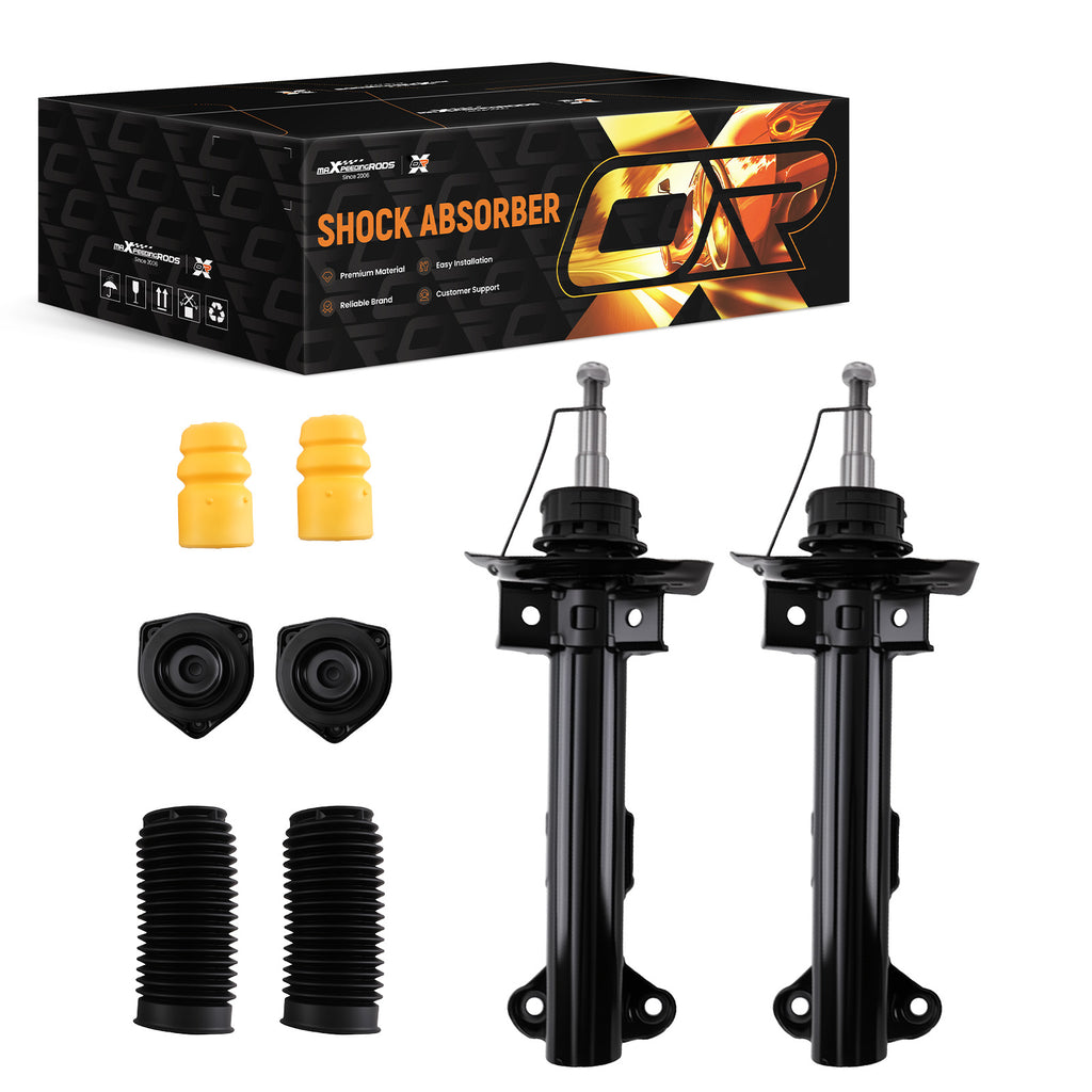 2x Amortiguador Presión Gas Delantero compatible for Mercedes Clase C W204 S204 Cojinete