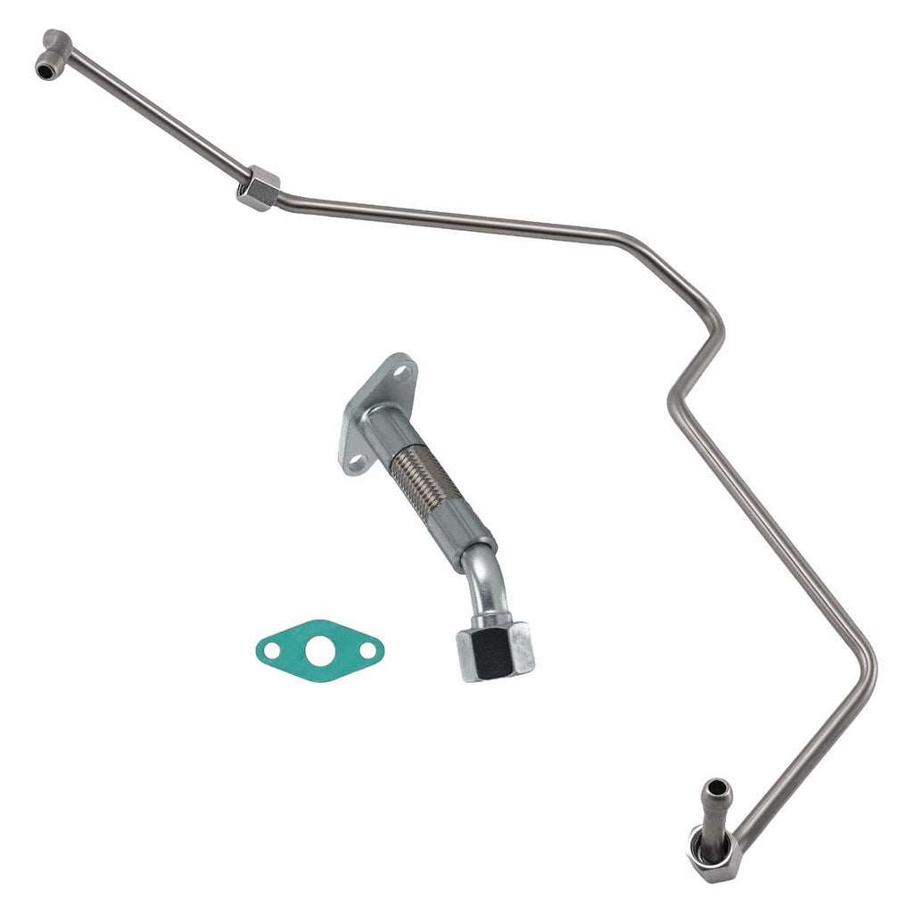 Turbo olieaanvoerleiding en olieretourleiding geschikt voor VW Golf V, Passat B6 en Audi A3