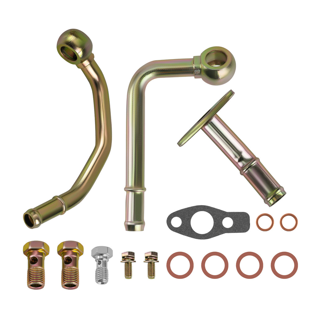 TURBO OIL WATER LINE KITSFOR geschikt voor MITSUBISHI SUBARU IMPREZA EJ20 EJ25 TD05H TD06H