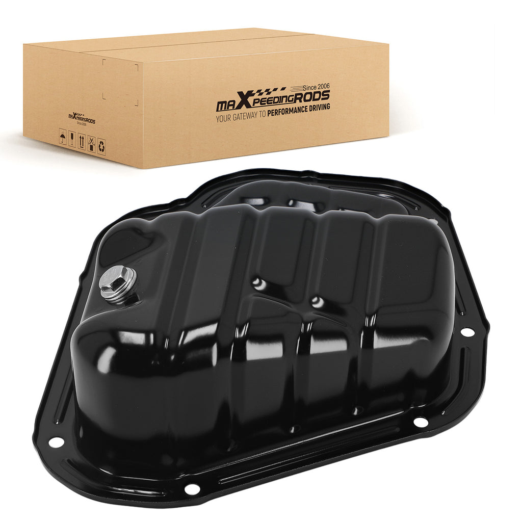 Black Engine Oil Sump geschikt voor Nissan Micra III K12 1.0 1.2 1.4 16V 2003-2010