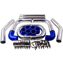 Laad de afbeelding in de galerijviewer, UNIVERSAL TURBO BOOST Intercooler PIPING PIPE KIT 2.5 INCH 64mm Aluminum 8PCS