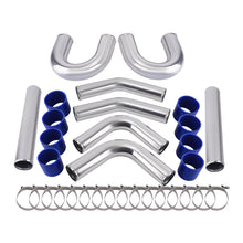 Laad de afbeelding in de galerijviewer, Universal 3" 76mm Intercooler Turbo Boost Piping Pipe Hose Kit Clamp Kit