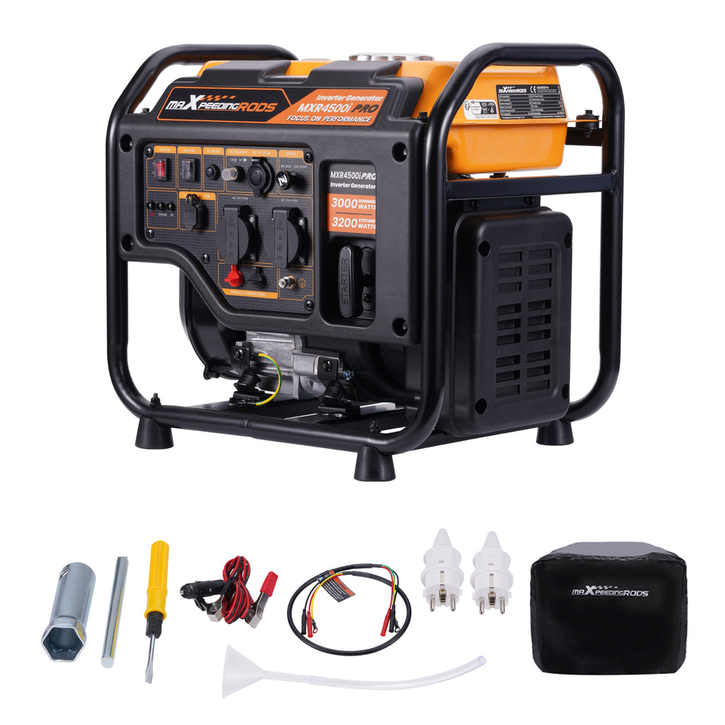 Portable Inverter Generator Ultra Lightweight Silent Suitcase 4 Stroke Engine Camping 3.0KW