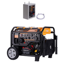 Laad de afbeelding in de galerijviewer, Générateur électrique Inverter 5.5KW 230V à essence avec Boîtes ATS for camping