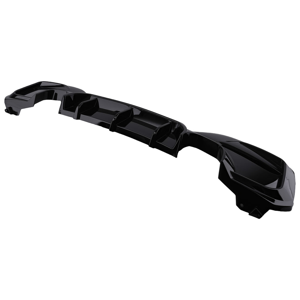 Gloss Black Achter Lip geschikt voor BMW F20 F21 1 Series M Sport 2014-2019 Bumper Diffuser