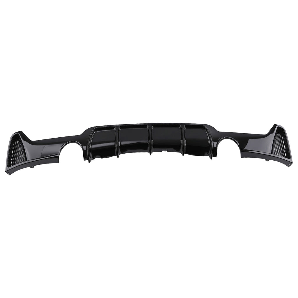 Black Bumper Diffuser geschikt voor BMW F32 F33 F36 4 Series M Sport 2013-2021 PP