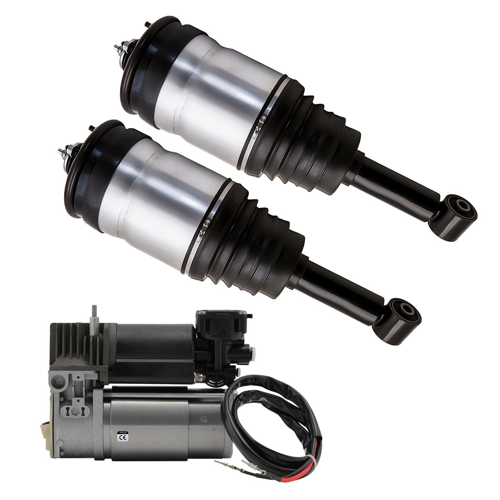 FEDERBEIN LUFTFEDERUNG HINTEN + KOMPRESSOR compatible for LAND ROVER DISCOVERY 3 LR 016402
