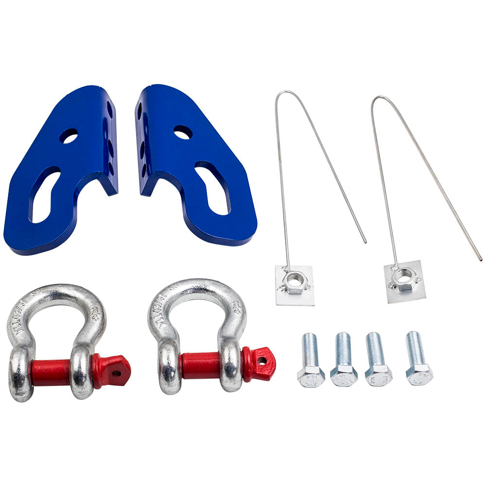 geschikt voor Nissan Patrol GU Series 3 5 4WD D22 Full Heavy Duty Recovery tow point Kit