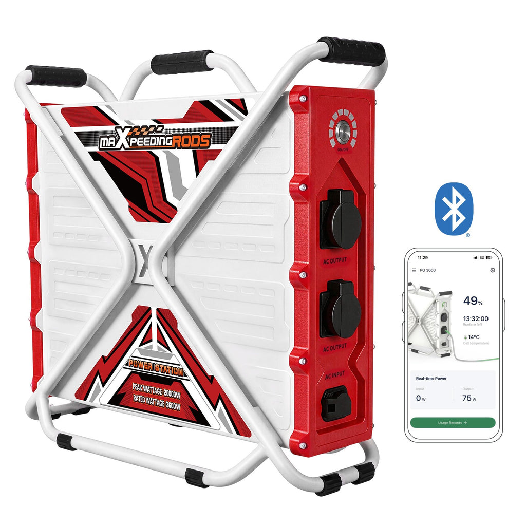3600W powerstation PG3600-EU met Bluetooth app-monitoring