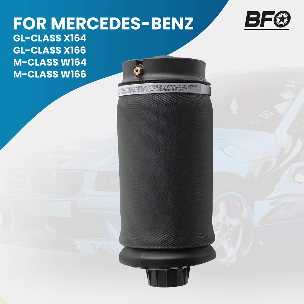 2x Rear Air Ride Spring Bag compatible for Mercedes W164 X164 GL350 GL450 ML63 1643200625