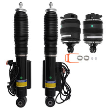 Laad de afbeelding in de galerijviewer, 2X Fuelle neumático trasera + Amortiguadores compatible for Mercedes-Benz Clase E S211