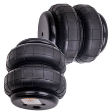 Laad de afbeelding in de galerijviewer, Pair of standard 2500 lb single 1/2npt port air spring Bag Double Bellows QZFSP