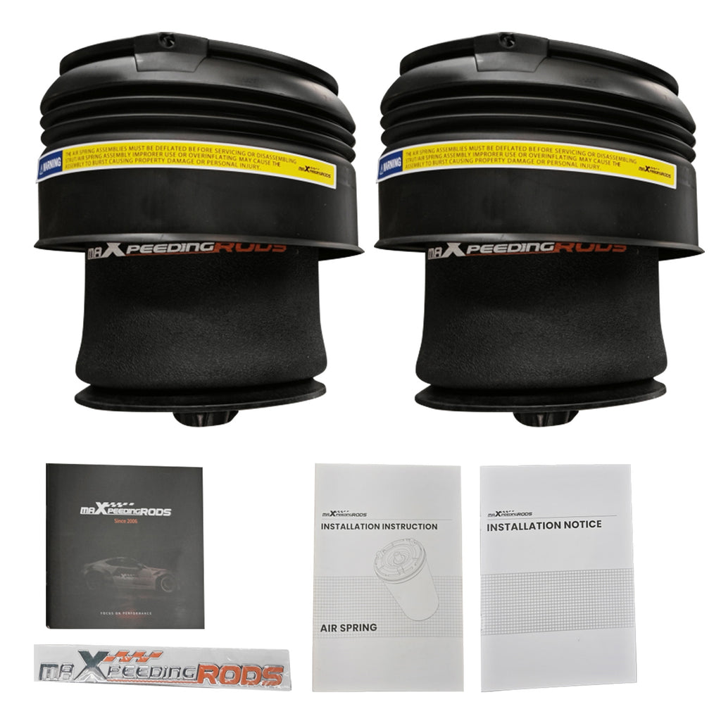 2x Achter Links Rechts Air Ophanging Spring Bags geschikt voor BMW X5 F15 X6 F16 37126795014
