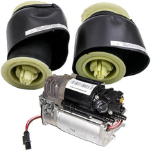 Laad de afbeelding in de galerijviewer, Air Suspension Pump Compressor + Suspension Bag compatible for BMW 5 F01 F02 F04 F07 GT F11
