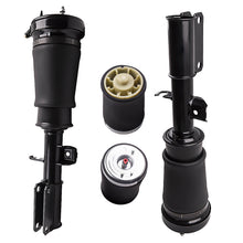 Laad de afbeelding in de galerijviewer, 2X Luftfeder Hinten + 2X Luftfederung Federbeine Vorne compatible for BMW X5 E53 3.0L 4.8L