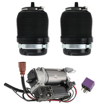 Laad de afbeelding in de galerijviewer, 2x Luftfederung Federbeine Hinten 4F0616001J mit Kompressor compatible for Audi A6 4F C6