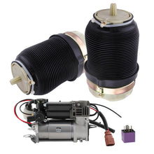 Laad de afbeelding in de galerijviewer, 2x Luftfederung Federbeine Hinten 4F0616001J mit Kompressor compatible for Audi A6 4F C6