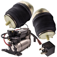 Laad de afbeelding in de galerijviewer, Paire de suspension pneumatique arrière + compresseur compatible for Audi A6 4F C6
