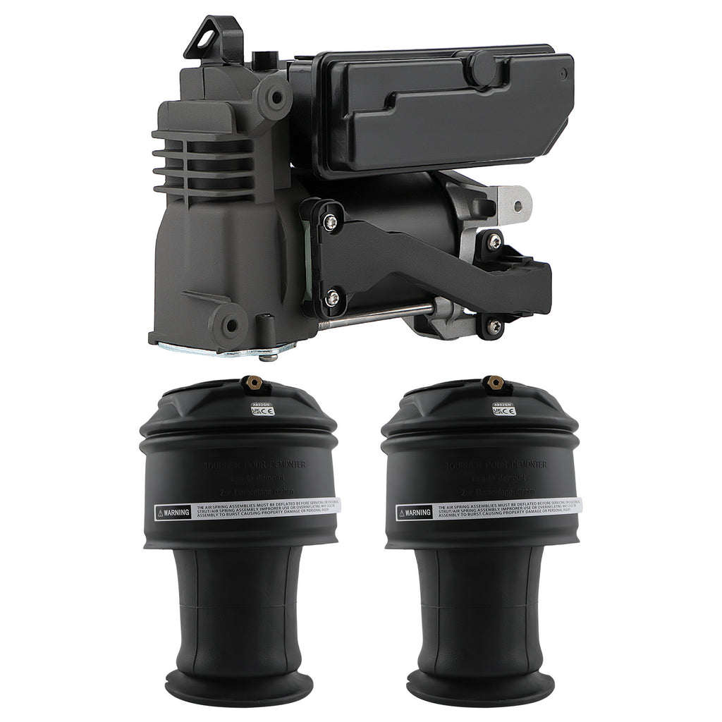 2x achter Luchtveer balg + Compressor geschikt voor Citroën C4 Grand Picasso I UA 5102R8