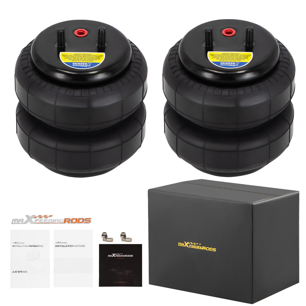 Pair 2500 LBS Universal Air Ophanging Sping Bag voor Truck Caravan Towing Kit