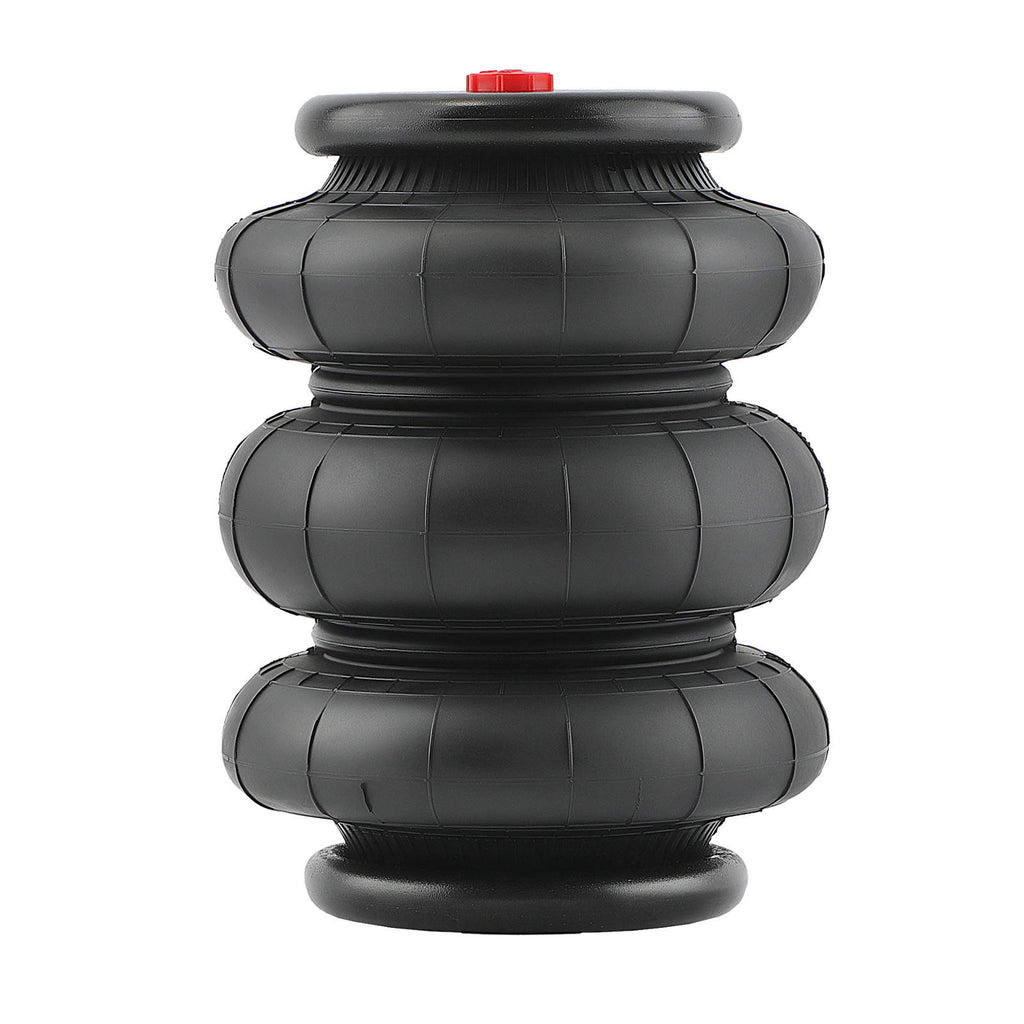 2 Packs Air Ride Triple Bellow Bag 2600lb 1/2npt Single Port Heavy Duty