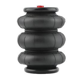 2 Packs Air Ride Triple Bellow Bag 2600lb 1/2npt Single Port Heavy Duty