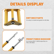 Laad de afbeelding in de galerijviewer, Front Forks Shock Suspension Assembly compatible for Honda 50 XR50 CRF50 2004-2014