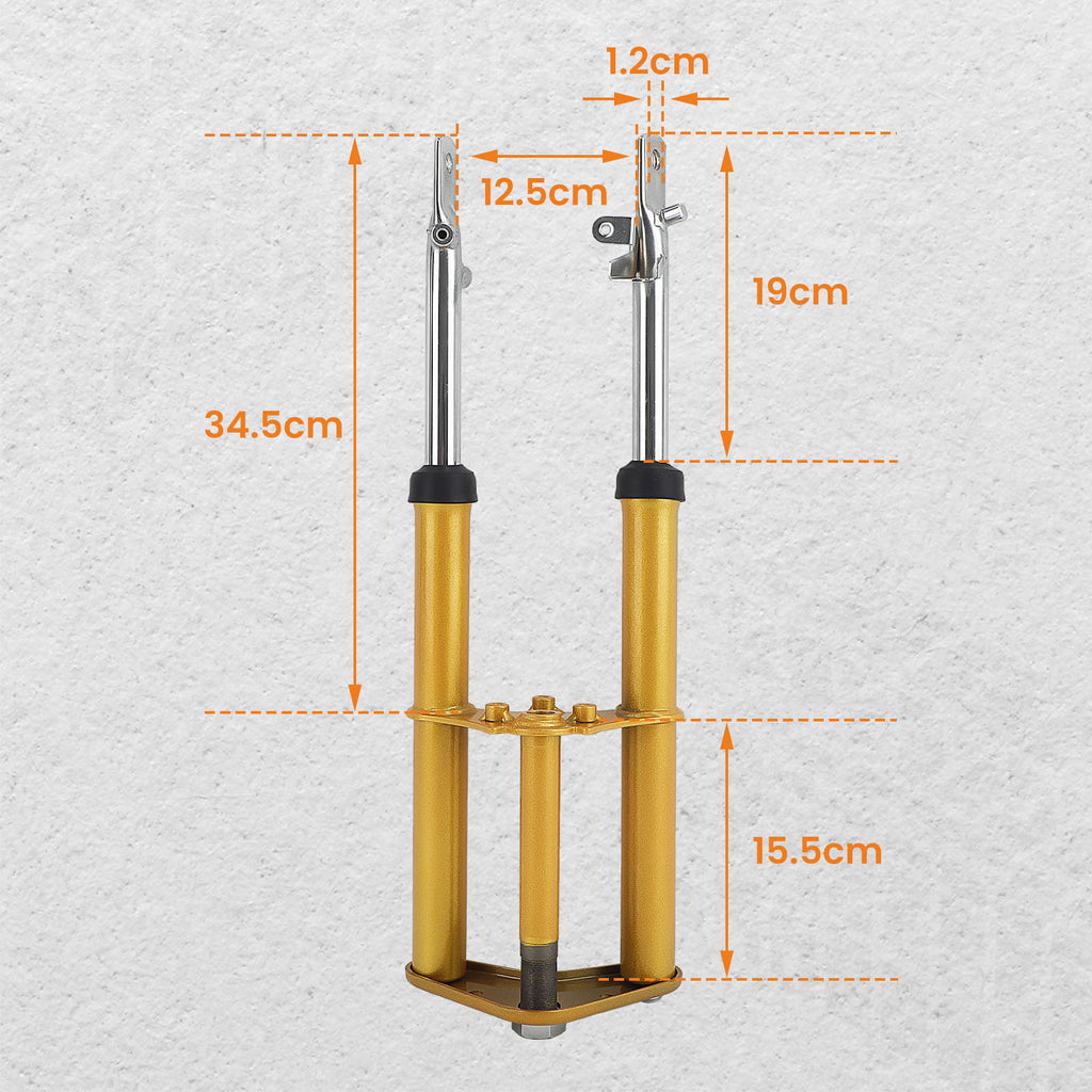 Front Forks Shock Suspension Assembly compatible for Honda 50 XR50 CRF50 2004-2014
